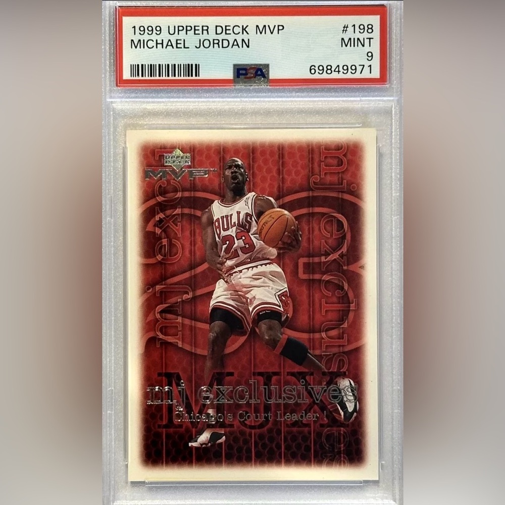 1999 MICHAEL JORDAN PSA 9 CHICAGO BULLS MINT BASKETBALL CARD UPPER DECK MVP